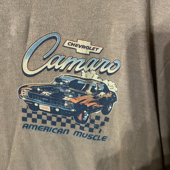 Chevy Camaro American Muscle Men’s L Long Sleeve T Shirt - Picture 2 of 4
